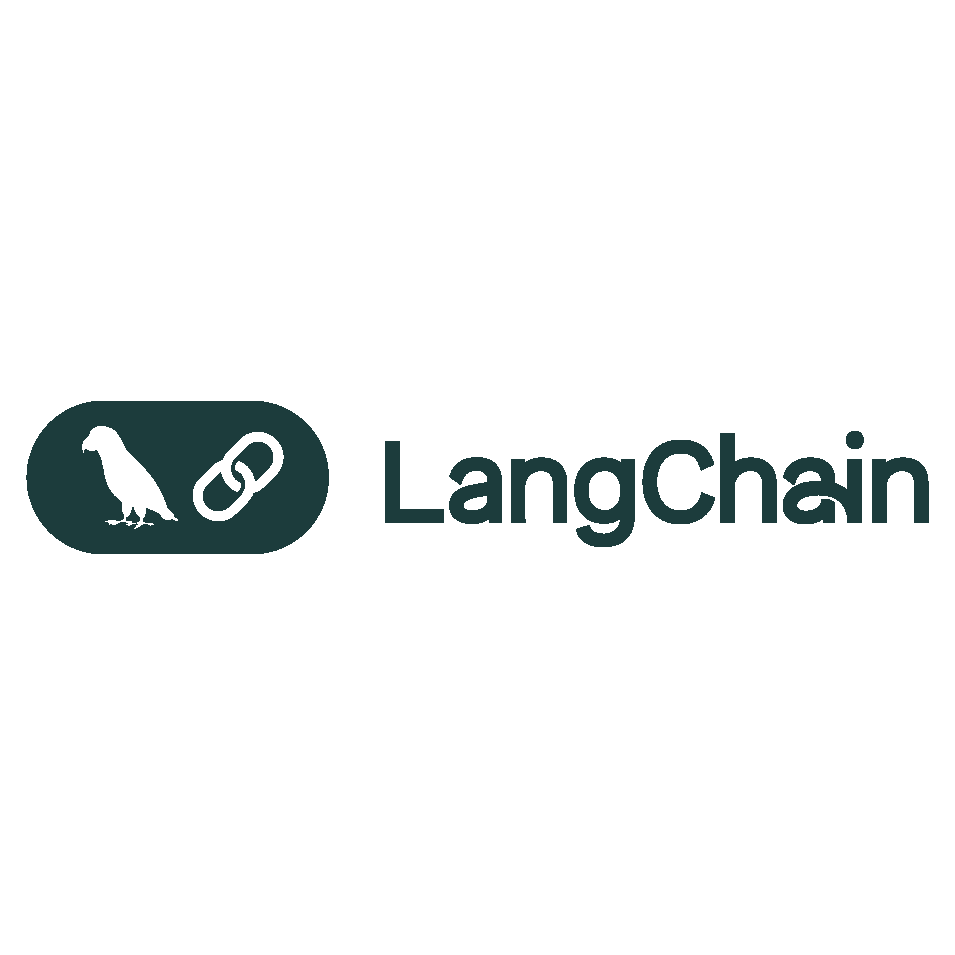 LangChain logo - VoiShift technology stack